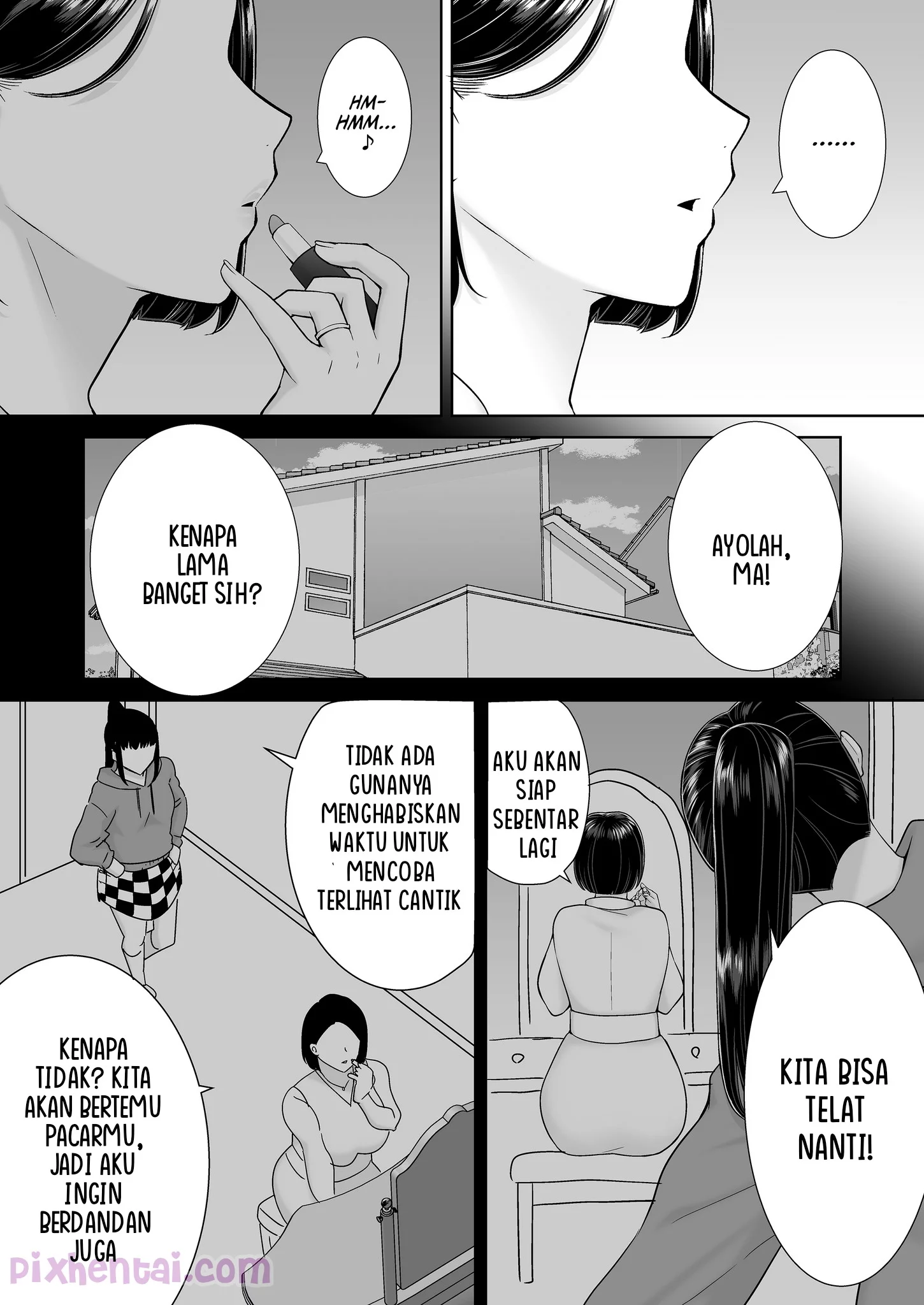 Komik hentai xxx manga sex bokep KanoMama Syndrome 2 Selingkuh dengan Mamanya Pacar 76